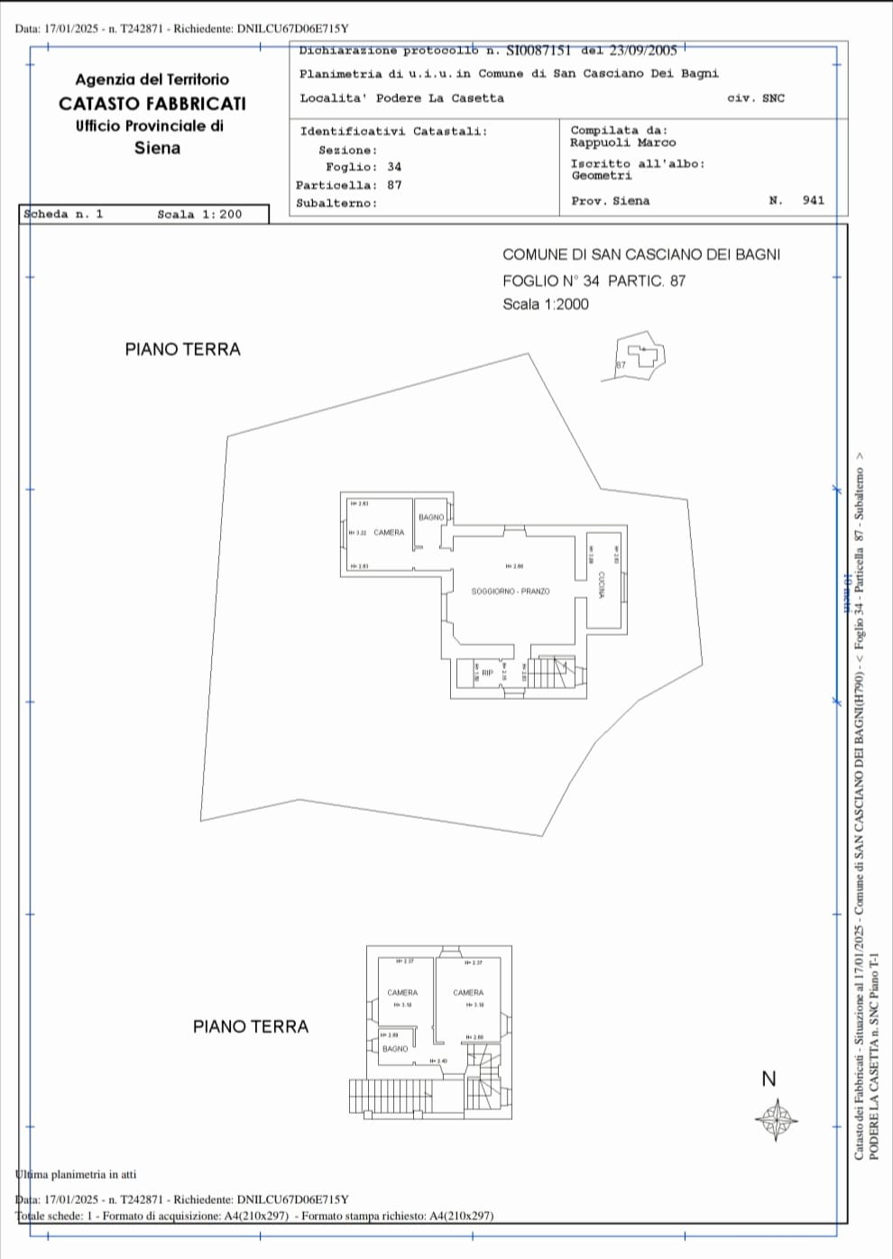 Itaalia, 3 Bedrooms Bedrooms, 7 Rooms Rooms,2 VannitoadVannitoad,Villa,Sale,1120